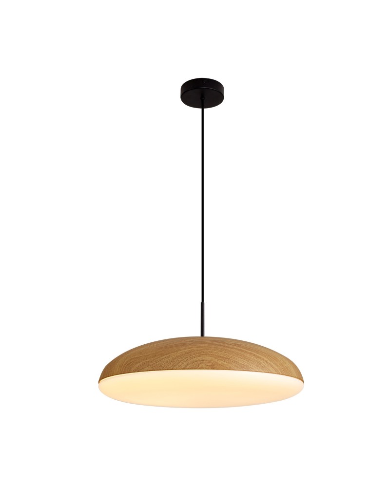 KAZZ * COLGANTE GRANDE MADERA - E27